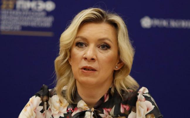 La portavoz del Ministerio de Asuntos Exteriores de Rusia, Maria Zajarova