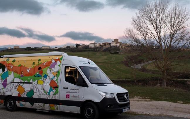 El bibliobús de Tierra Estella.