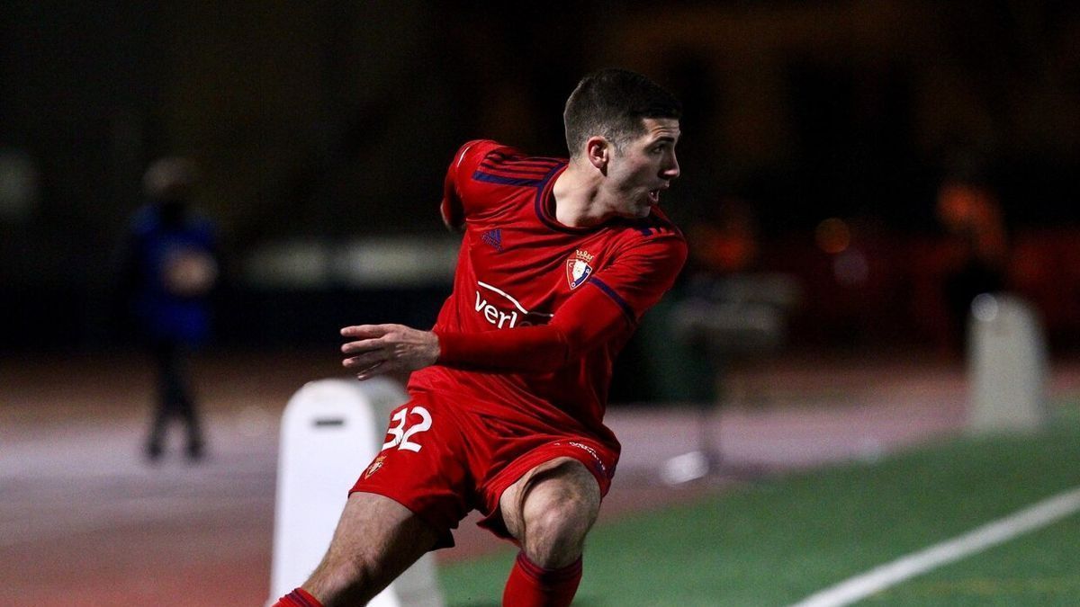 Jesús Areso, durante un partido de Copa con Osasuna.