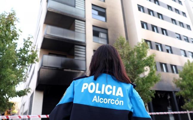 Edificio en el que se produjo el incendio de Alcorcón. Edificio en el que se produjo el incendio de Alcorcón.