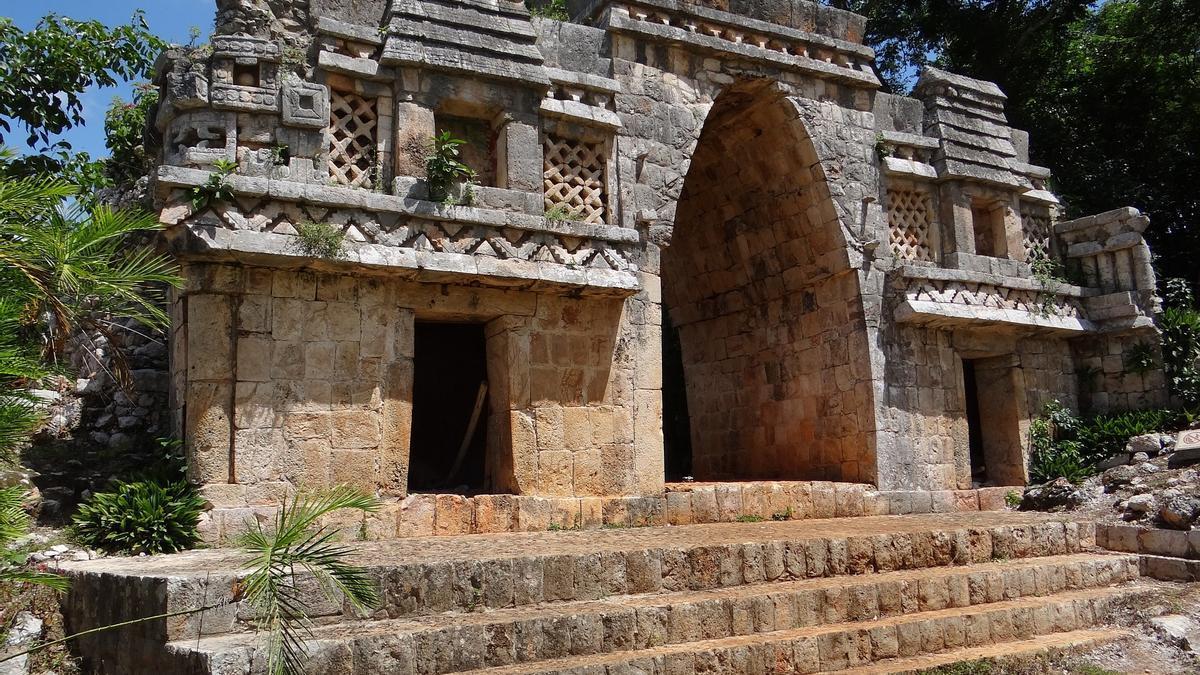 Ruinas mayas en Yucatán.