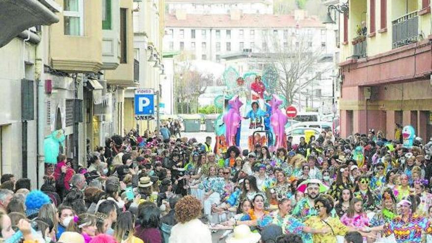 Zarauztarras celebrando los carnavales en una edición anterior.