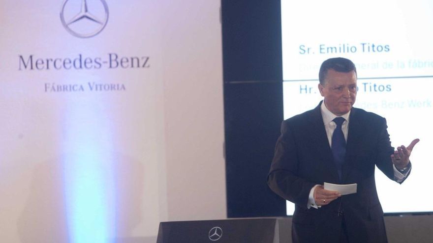 Emilio Titos, director de la planta de Mercedes