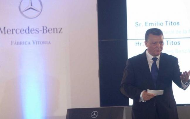 Emilio Titos, director de la planta de Mercedes