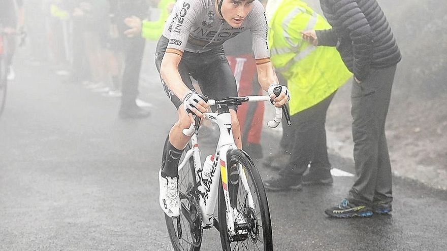 Carlos Rodríguez, octavo en la general tras la disputa de la etapa con final en el Pico Jano | FOTO: C.R.