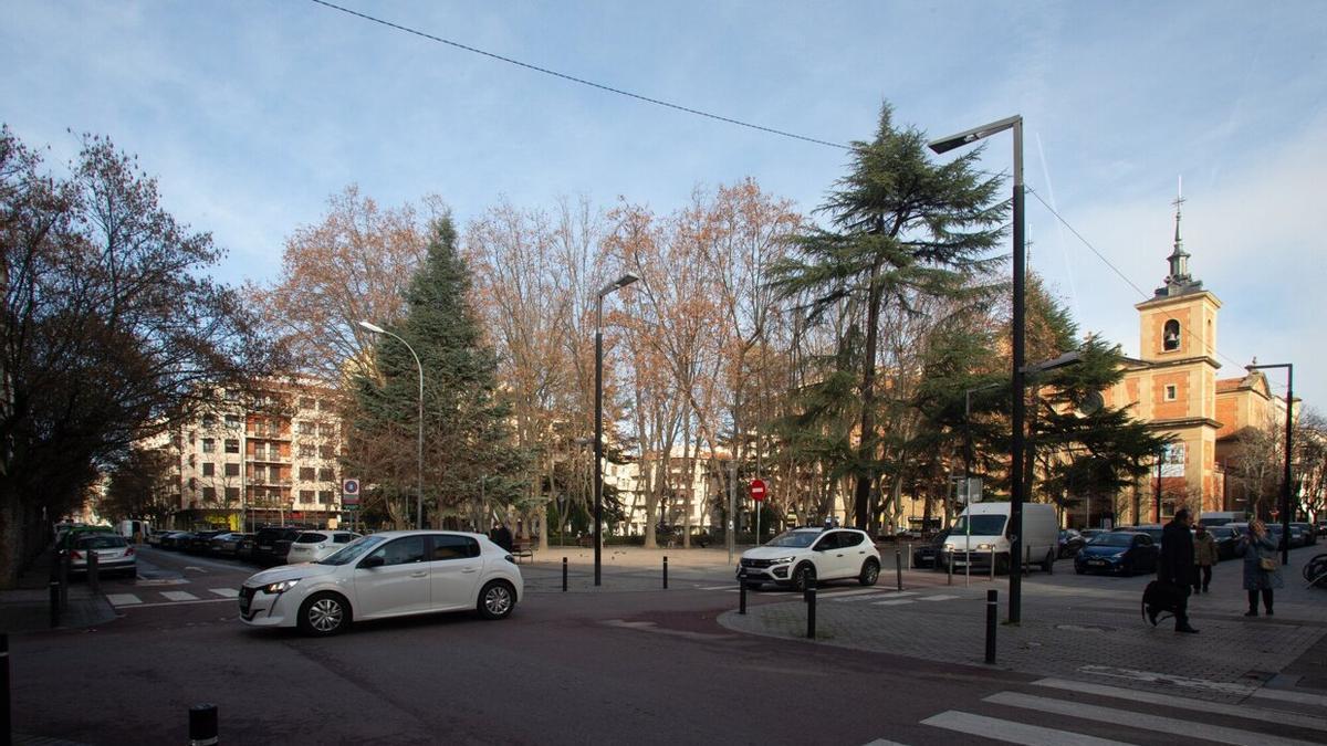 Imagen de la plaza de la Cruz.