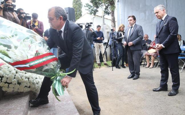 Homenaje por el 85 aniversario del bombardeo de Gernika, el pasado 26 de abril.