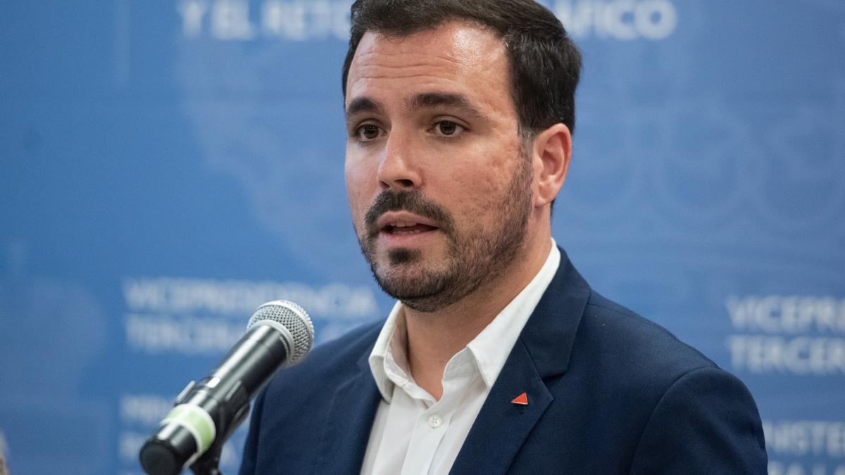 El ministro de Consumo, Alberto Garzón.