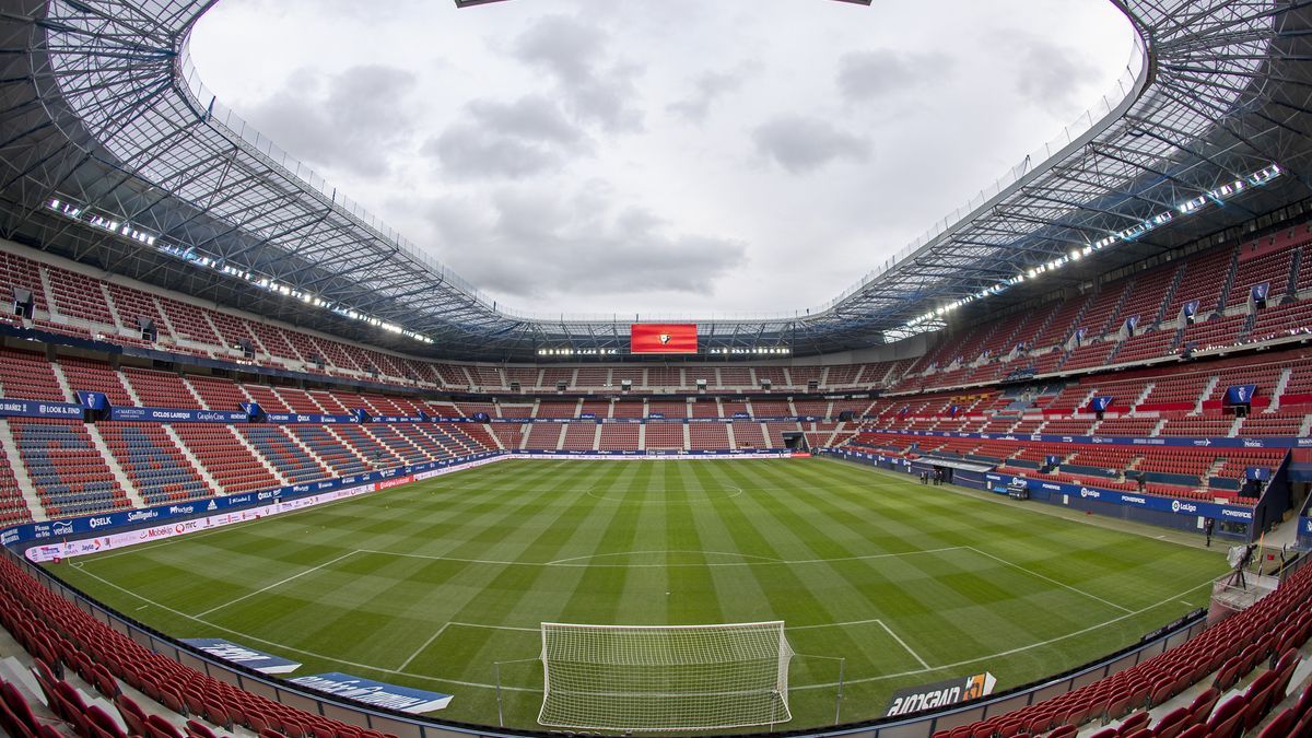 Vista del estadio de El Sadar.