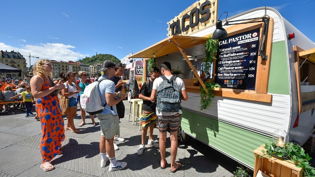 Reportaje sobre foodtrucks en el Kursaal Semana Grande Donostia