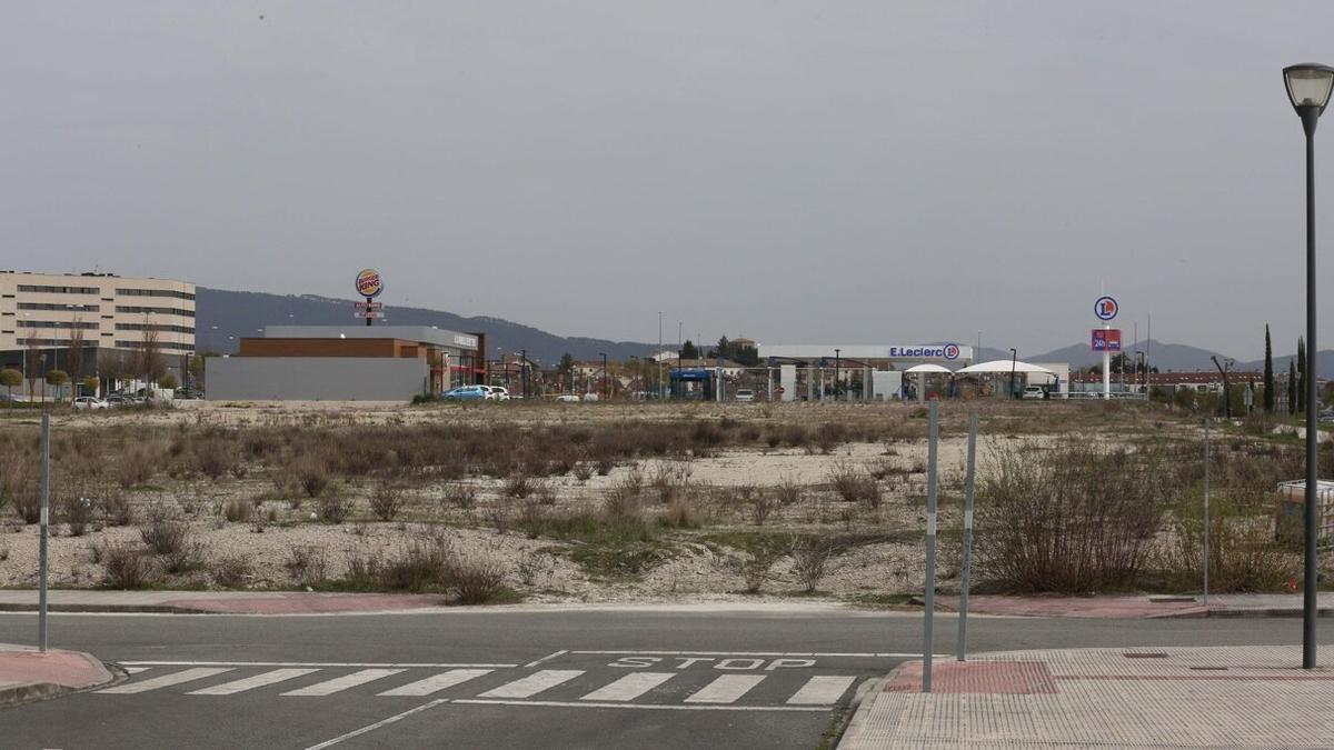 Vista del polígono de servicios de Zizur Mayor, en Ardoi.