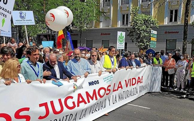 Una manifestación contra le ley del aborto celebrada el pasado junio en Madrid. Una manifestación contra le ley del aborto celebrada el pasado junio en Madrid.