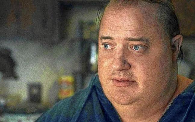 Brendan Fraser, en la película ‘La ballena’. Brendan Fraser, en la película ‘La ballena’.