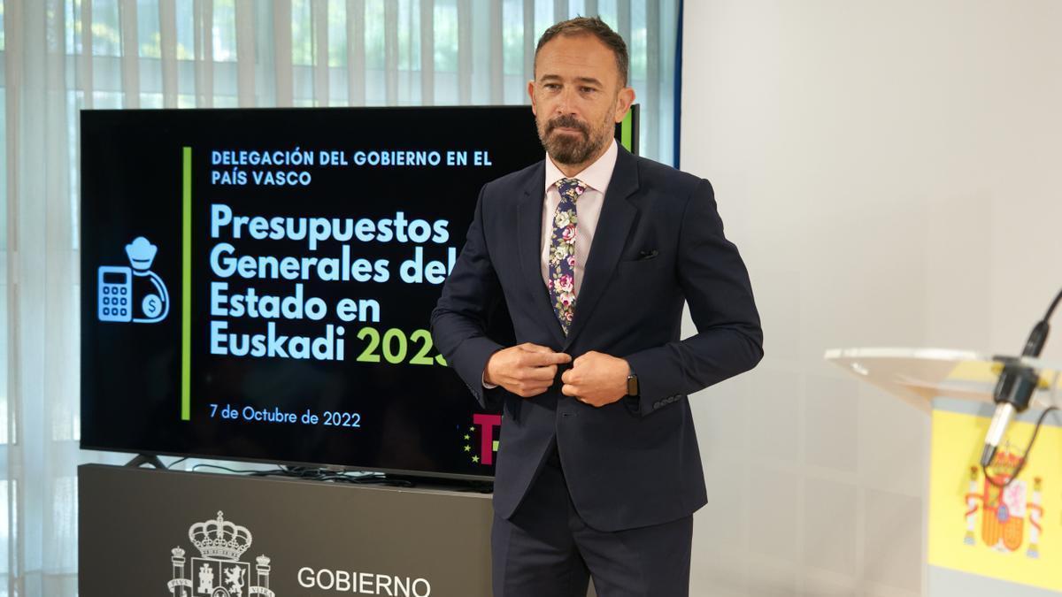 El delegado del Gobierno español en Euskadi, Denis Itxaso
