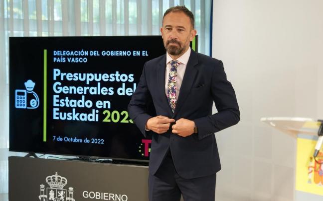 El delegado del Gobierno español en Euskadi, Denis Itxaso El delegado del Gobierno español en Euskadi, Denis Itxaso