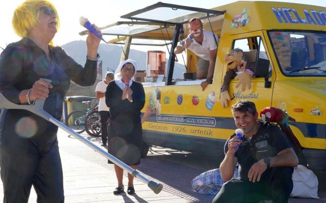 Ada Pajuelo, Maribel Puente, Miguel Caminos e I&ntilde;igo Iraultza forman parte de la obra.