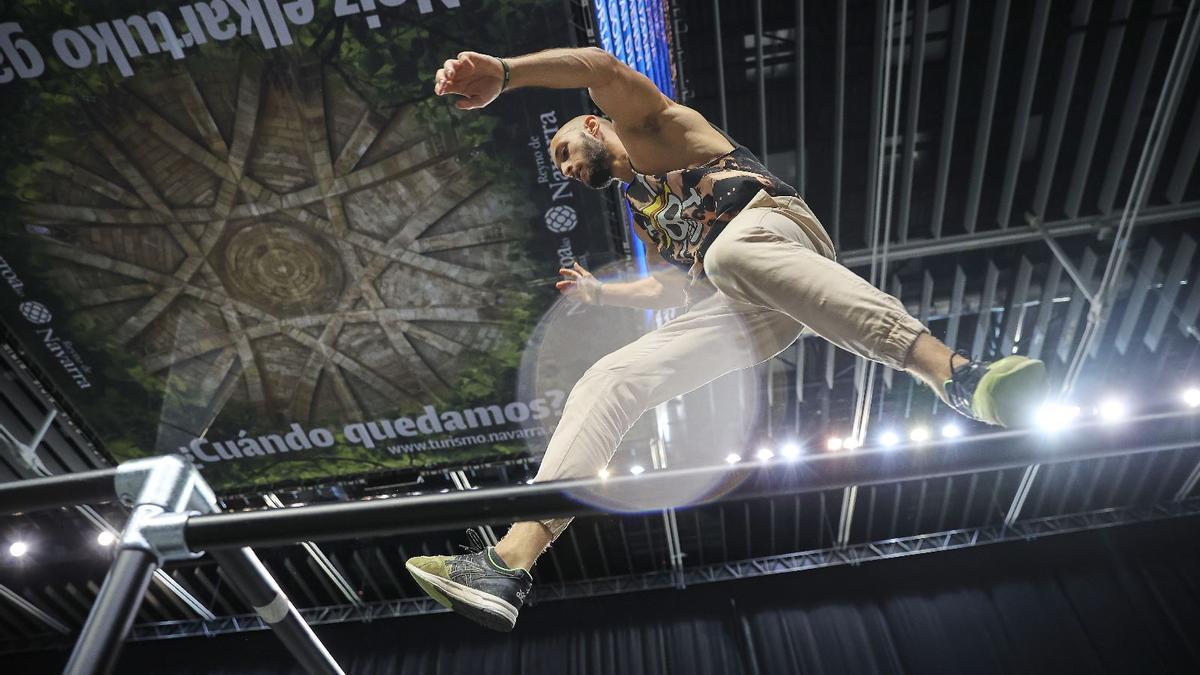 Campeonato de España de Parkour en el Navarra Arena