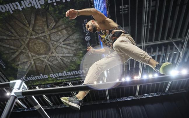 Campeonato de España de Parkour en el Navarra Arena