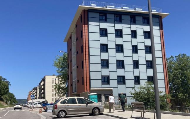 El edificio que alberga los 36 alojamientos dotacionales ubicados en San Miguel. El edificio que alberga los 36 alojamientos dotacionales ubicados en San Miguel.