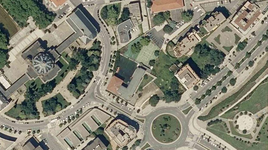 Vista a&eacute;rea de la zona.