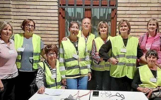 Imagen de la mesa en la que recogieron las firmas.