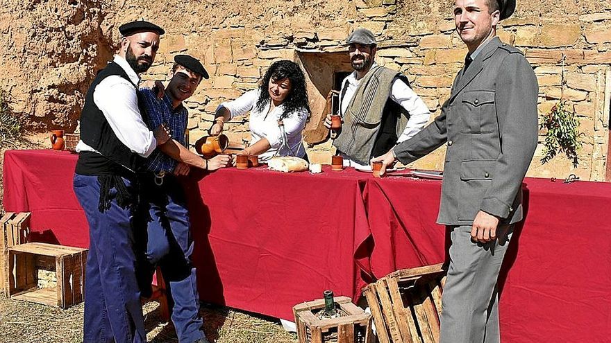 Un grupo de jóvenes, durante las Jornadas Europeas de Patrimonio de año 2019.