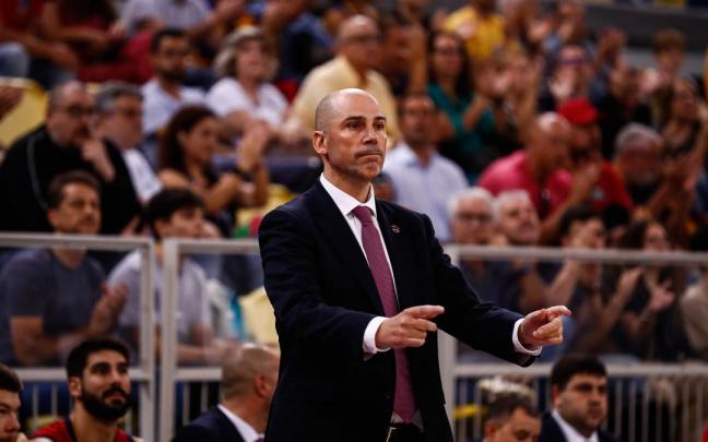 Pe&ntilde;arroya, en un momento del partido en Las Palmas