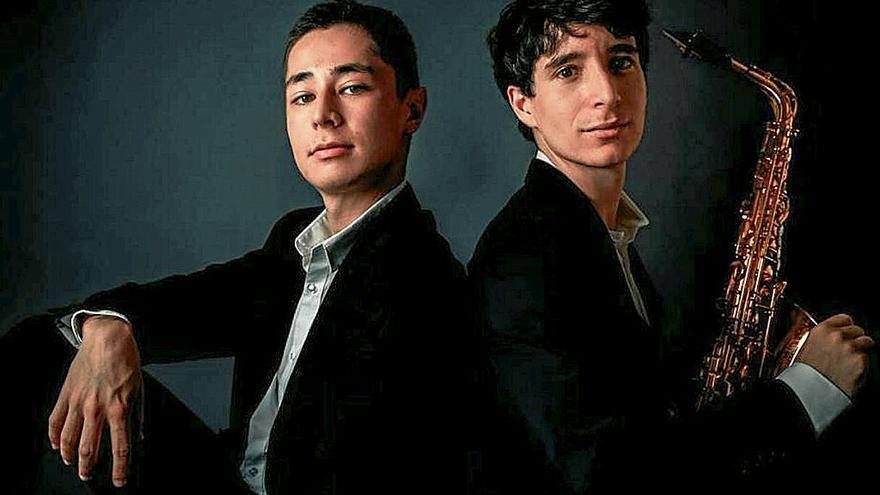 Adam Suga e I&ntilde;aki Berm&uacute;dez, d&uacute;o Suber, el s&aacute;bado en Kurtzio.