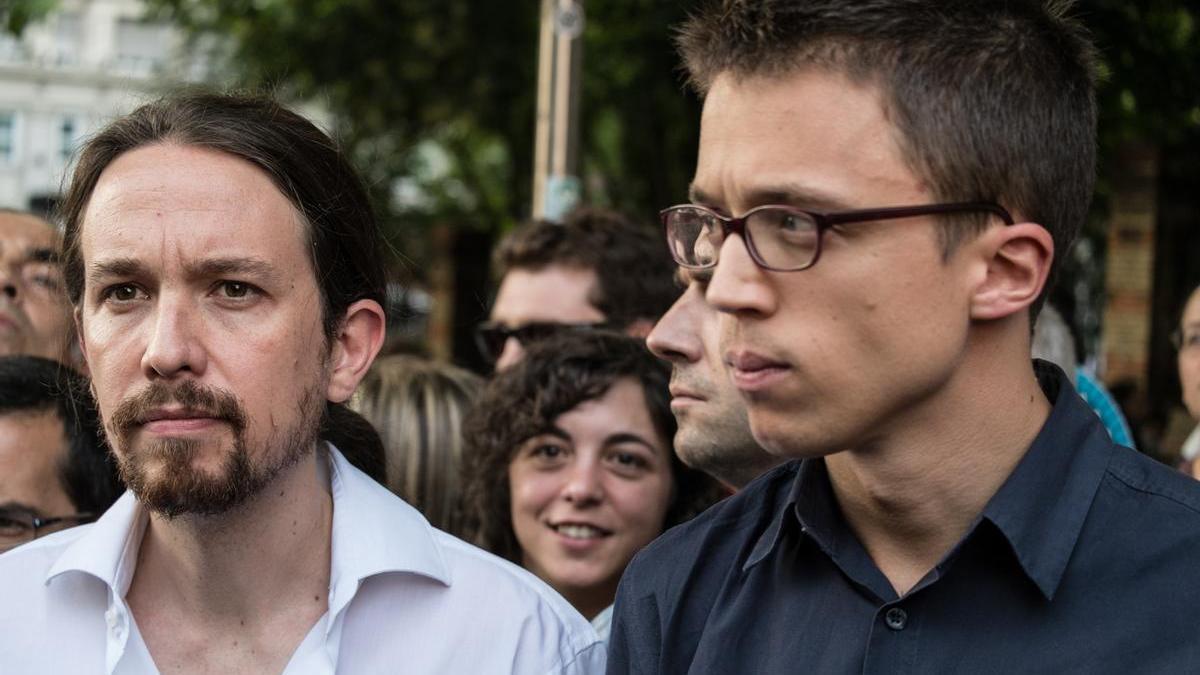 Pablo Iglesias e Íñigo Errejón.