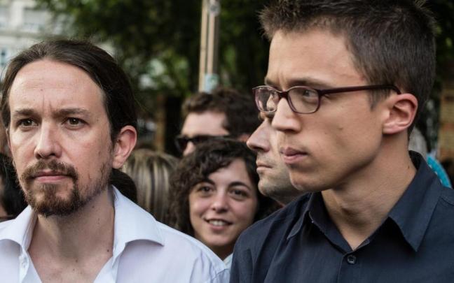 Pablo Iglesias e &Iacute;&ntilde;igo Errej&oacute;n.