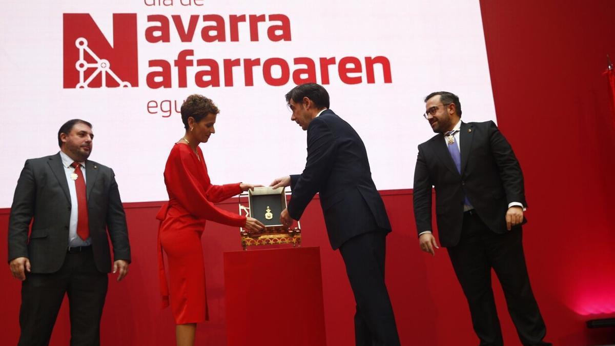 Entrega de la Medalla de Oro de Navarra