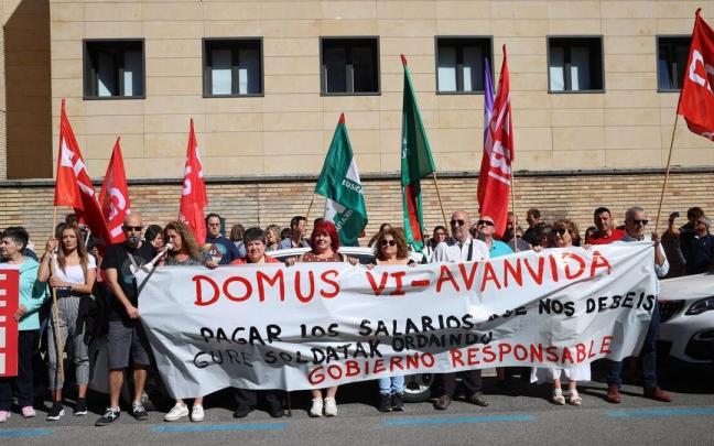 Protesta de las plantillas. Protesta de las plantillas.