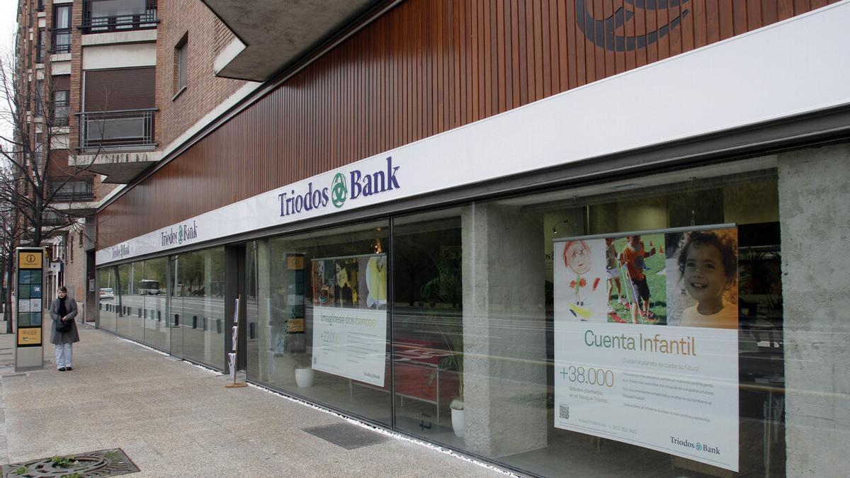 Antigua oficina de Triodos Bank en la Avenida del Ejército de Pamplona