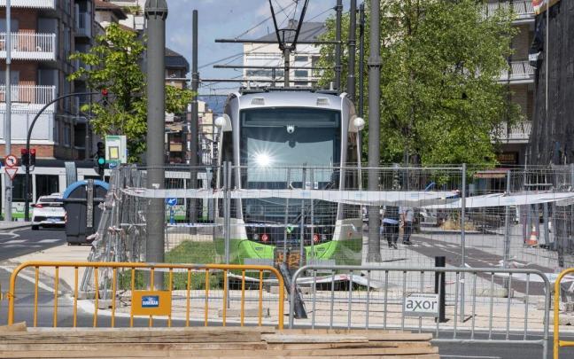 La extensión del tranvía a Zabalgana se encuentra a la espera de solucionar las discrepancias entre Gobierno Vasco y Ayuntamiento.