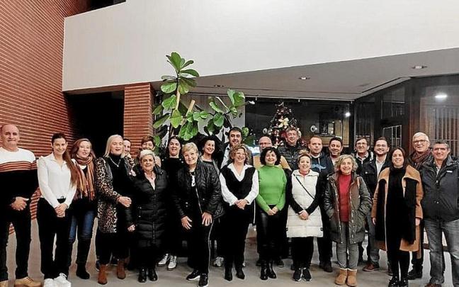 Los representantes de los nueve municipios de la Mancomunidad. | FOTO: CEDIDA