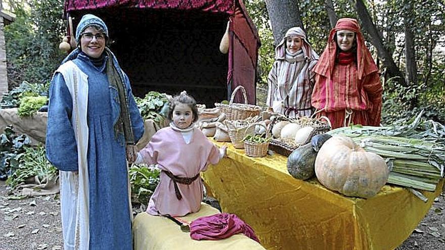 Uno de los puestos del poblado de Belén.