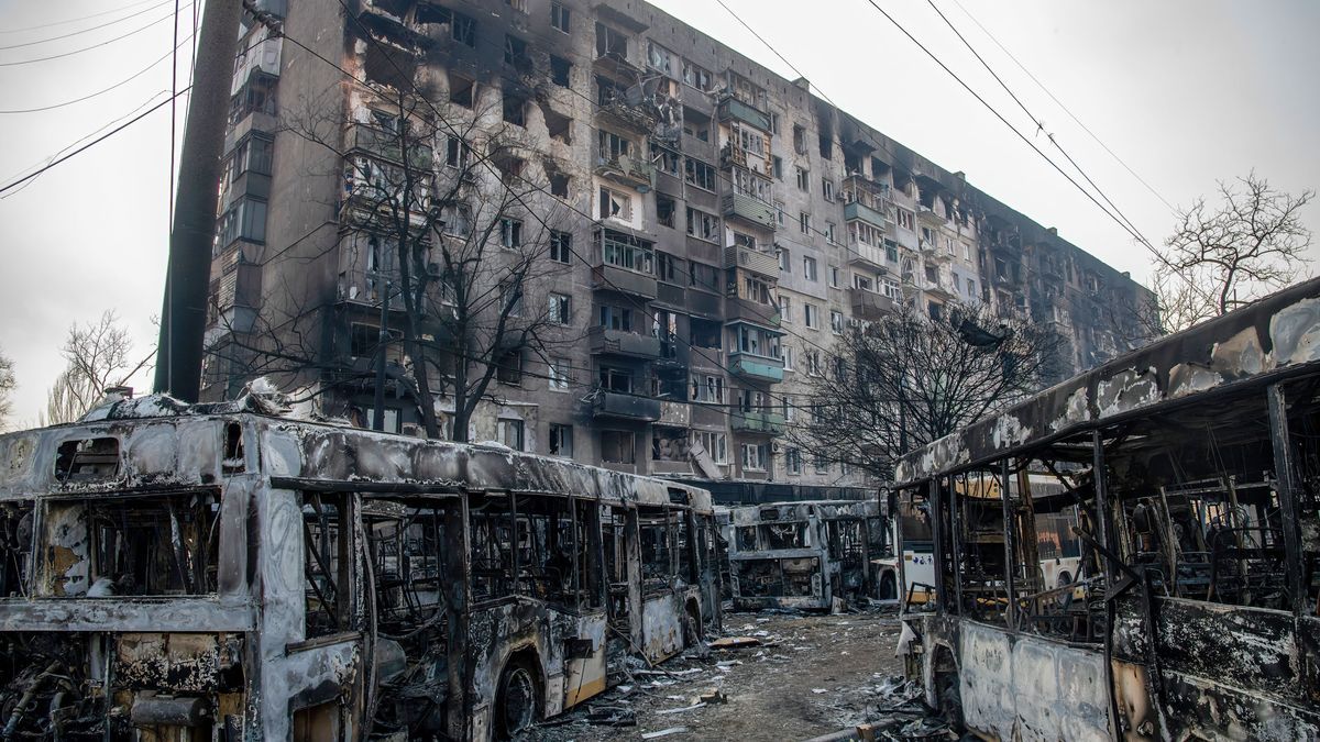 Ataques y destrozos en ciudades ucranianas.