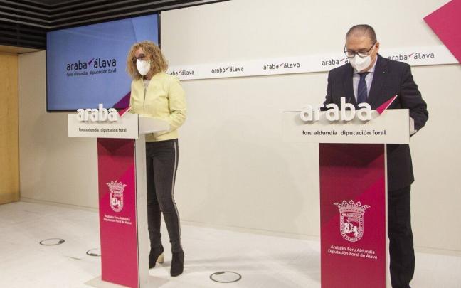 Presentacion del TicketBAI en la Diputación, el pasado mes de febrero.