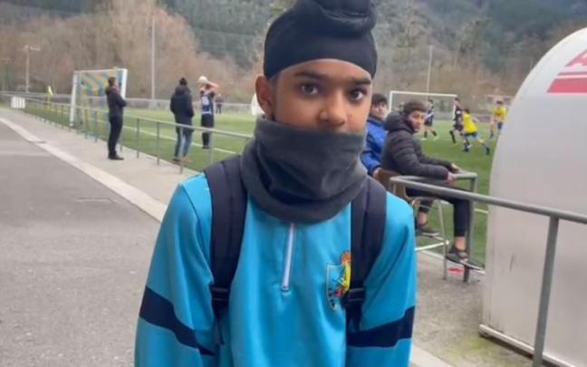 Gurpreet, muy contento por volver a jugar