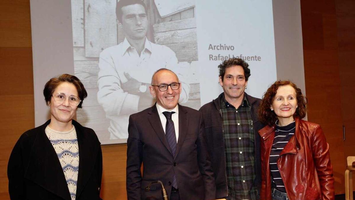 Beatriz Herráez, Ramiro González, Gorka Lafuente y Elena Roseras en Artium