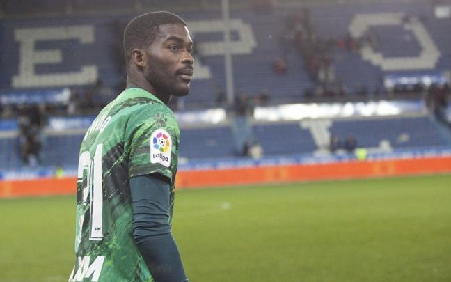 Owono, durante un partido de la pasada temporada