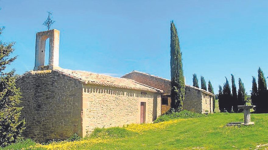La ermita de San Tirso en Oteiza.