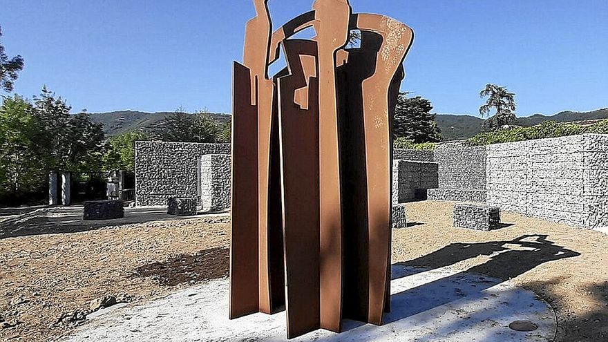 Distintas imágenes del nuevo columbario de Orduña.