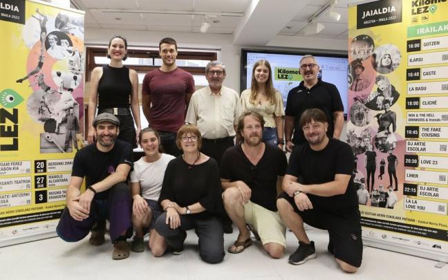 Presentaci&oacute;n del festival Kilometro Lezo que arrancar&aacute; este viernes en la localidad.
