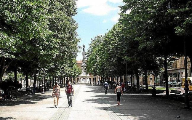 Imagen del paseo Sarasate.