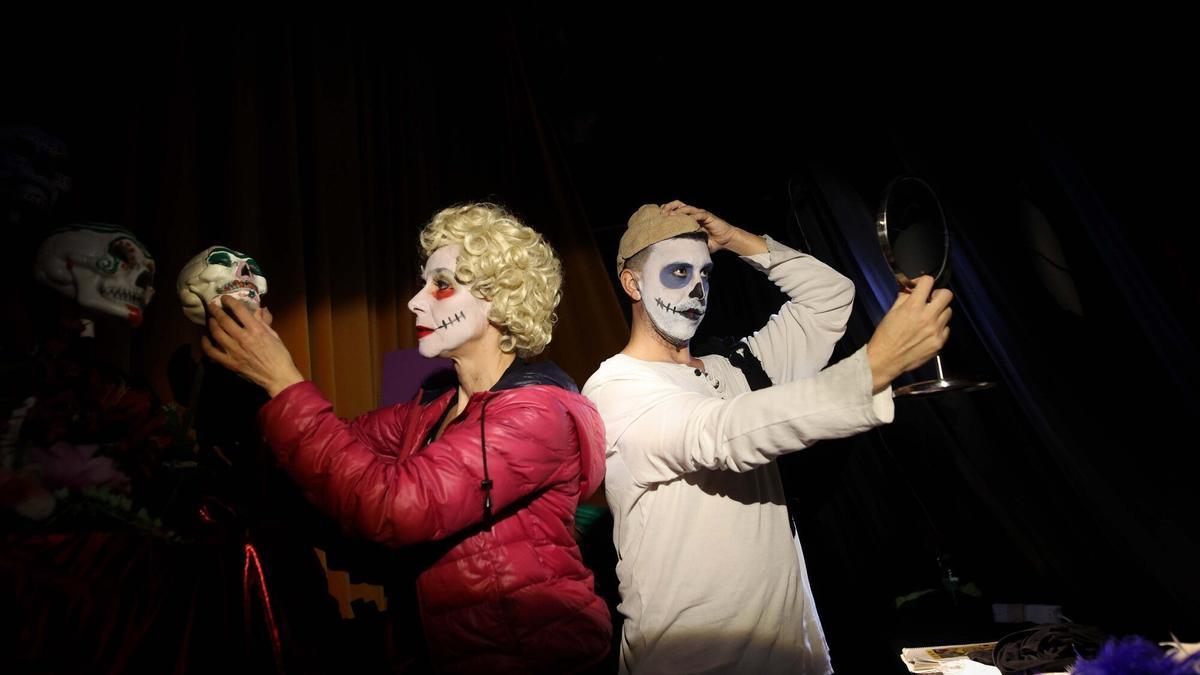 Marylin 'catrina' en acción