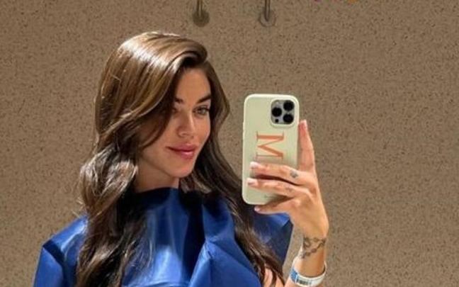 Violeta Mangri&ntilde;&aacute;n est&aacute; de parto a punto de dar la bienvenida a su primera hija.