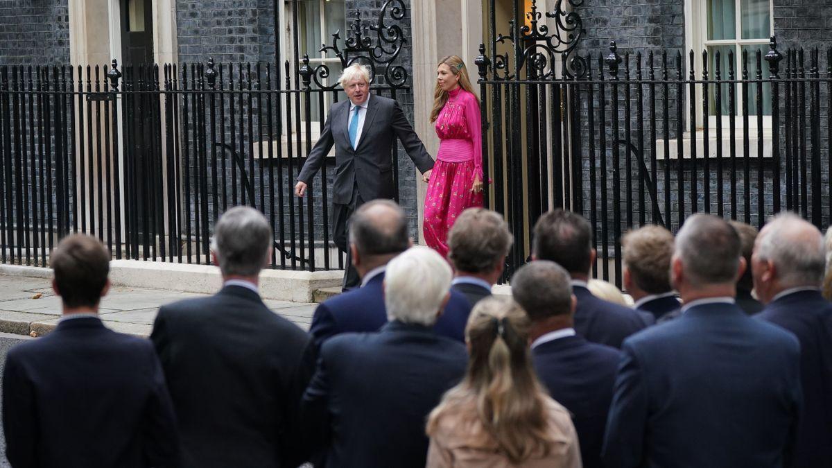 El primer ministro saliente de Reino Unido, Boris Johnson.