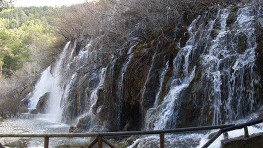El río Cuervo es uno de los principales atractivos de este recorrido que une Guadalajara y Cuenca.