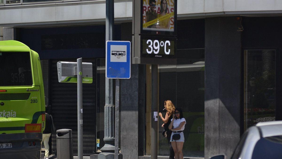 La temperatura media en agosto fue 2,4 grados superior en Euskadi.